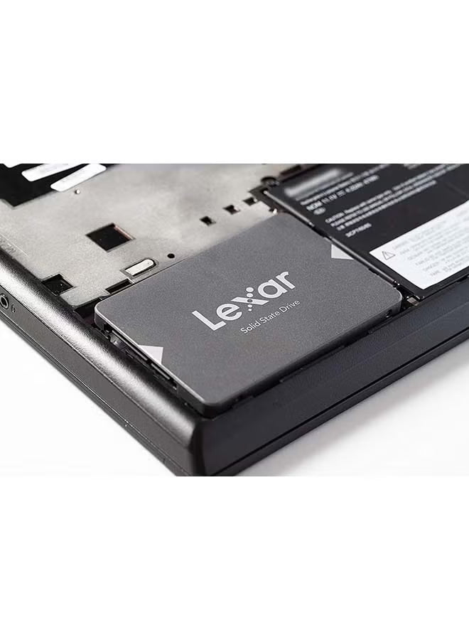 Lexar 128GB NS100 SSD 2.5” SATA III Internal Solid State Drive, Up To 520MB s Read, Gray (LNS100-128RBNA)