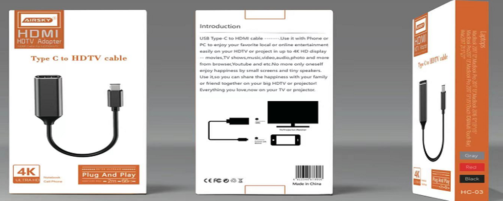 SN AIRSKY CONVERT TYPE C TO HD HC-03