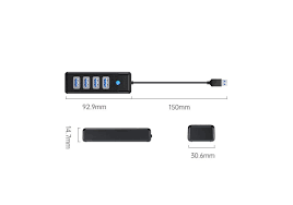 ORICO HUB PW4U-U3-BK