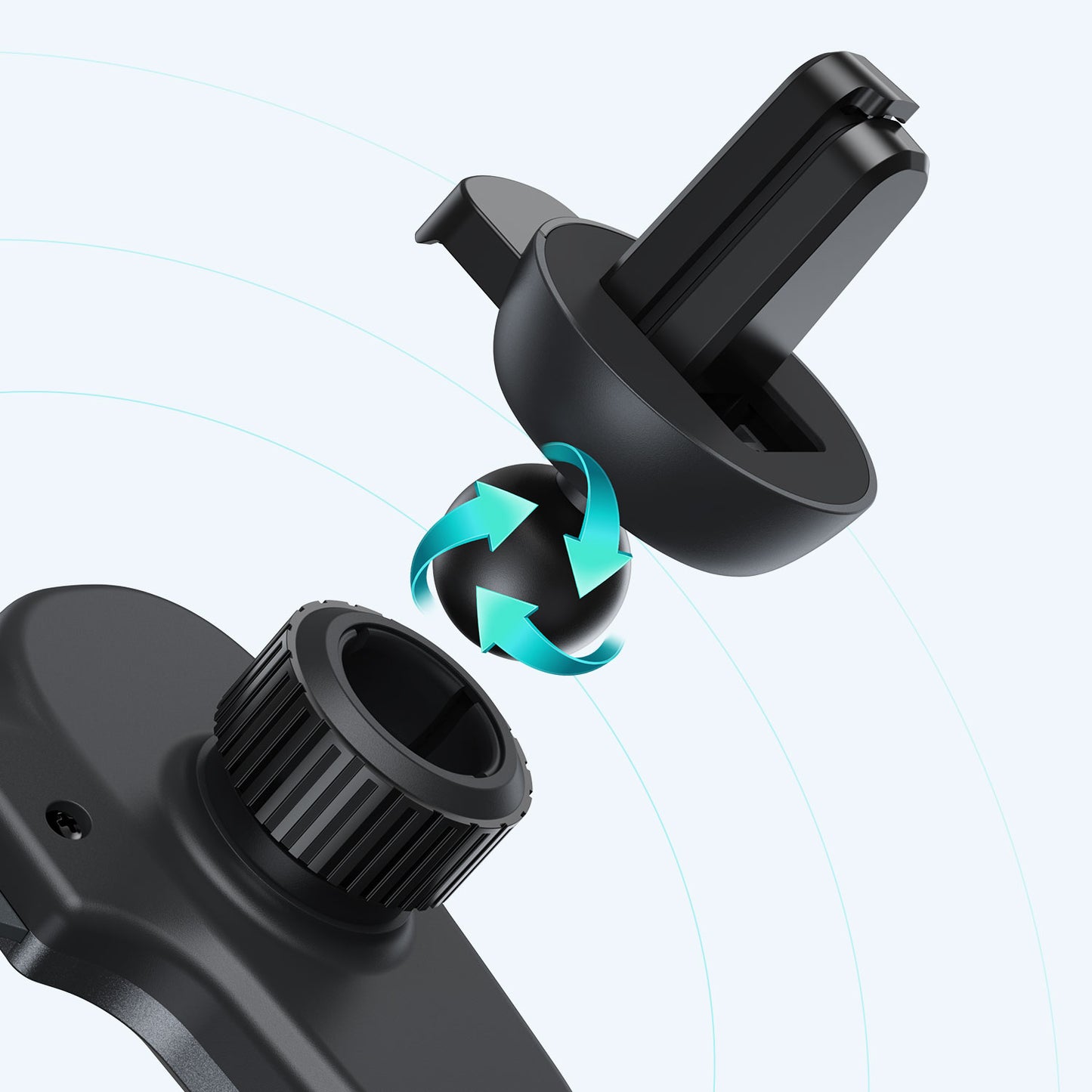 Classics Design Gravity Locking Car Phone Holder BO-ZJ126