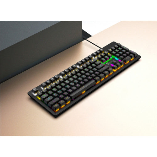 R8 1035 Professional Wired Mechanical Switches RGB Gaming Keyboard