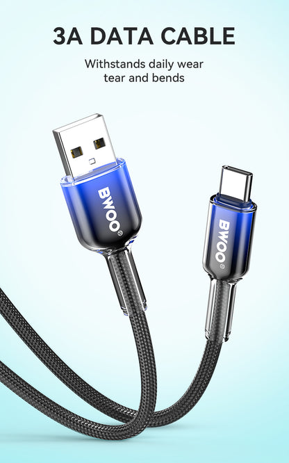 BWOO  USB-A to USB-C Charging Cable 3A 1M  BO-X316C