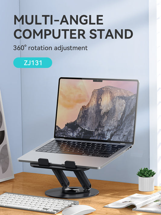 BWOO Aluminum Alloy Foldable Desktop Tablet Holder 360° Rotating ZJ131