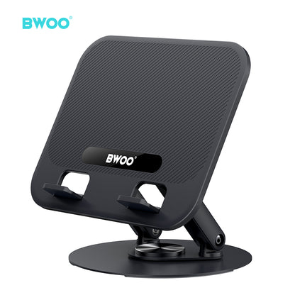 BWOO Aluminum Alloy Foldable Desktop Tablet Holder 360° Rotating ZJ131