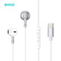 BWOO HF- 166 USB Type C Wired Earphones In-Ear Headphones
