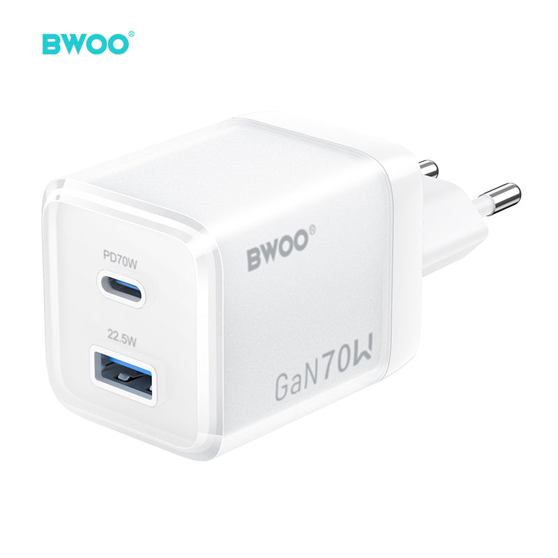 70W USB-C Dual ports GaN Charger BO-CDA224