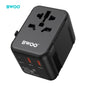 BWOO International Multi Plug Travel Adapter GaN PD 20W 3 in 1 BO-UC08