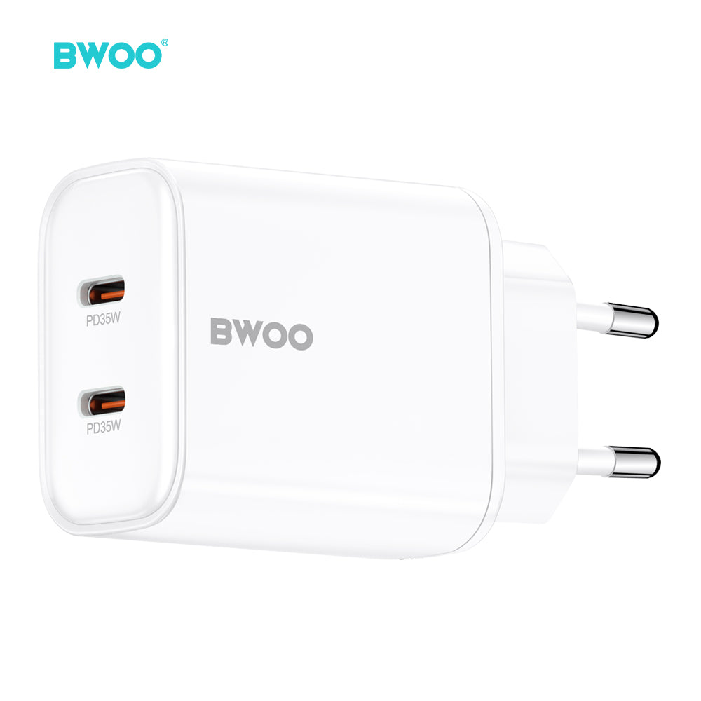 35W USB-C Dual Ports Fast Charger 2 in 1 BO-CDA206