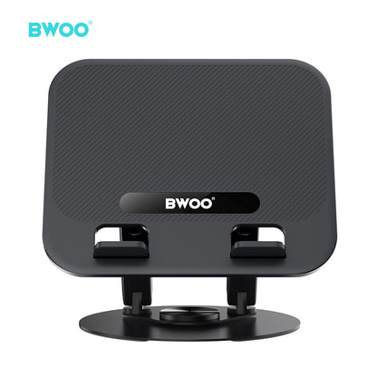 BWOO Aluminum Alloy Foldable Desktop Tablet Holder 360° Rotating ZJ131
