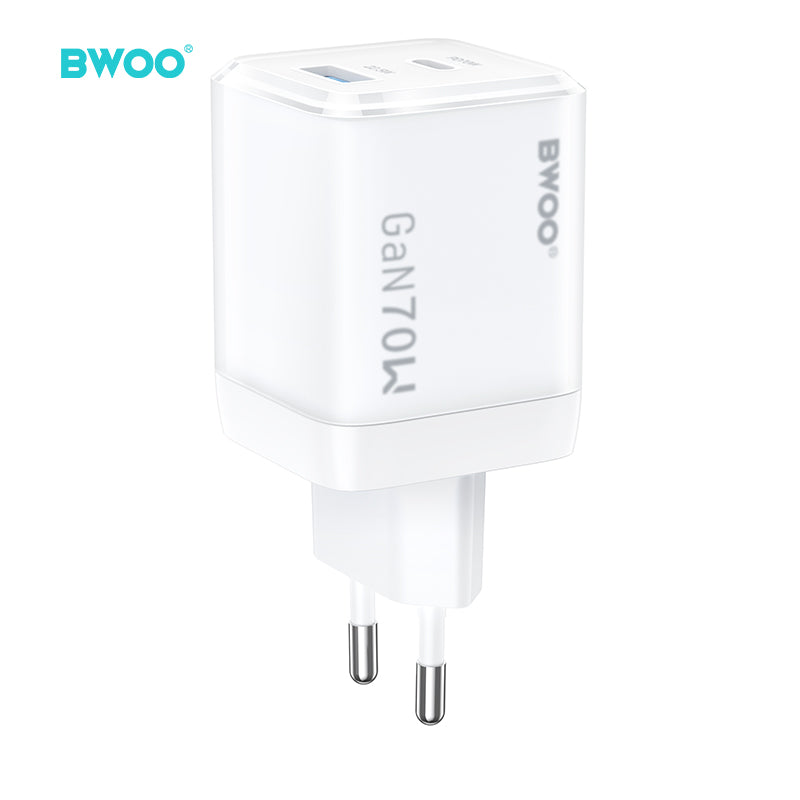 70W USB-C Dual ports GaN Charger BO-CDA224