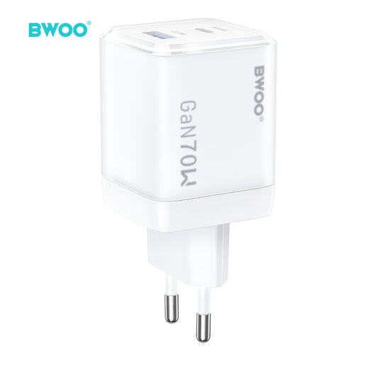70W USB-C Dual ports GaN Charger BO-CDA224