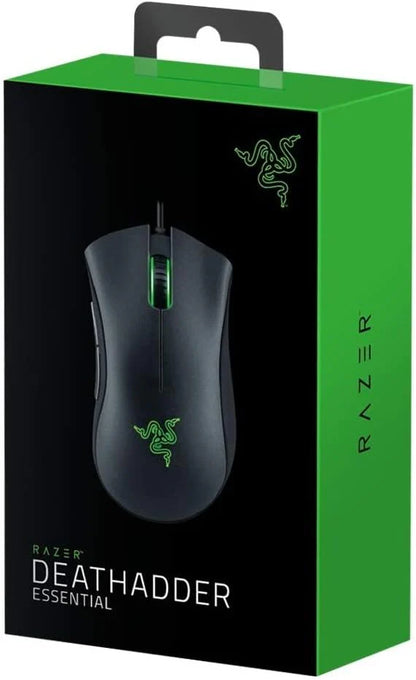 Razer DeathAdder Essential Wired Gaming Mouse – 6400 DPI, RGB