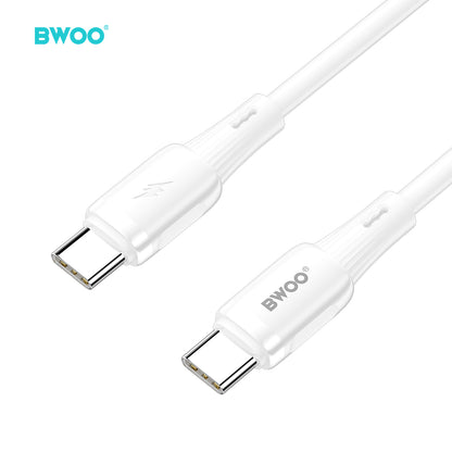 BWOO  65W USB-C to USB-C Fast Charge Cable 1 Meter X329CC