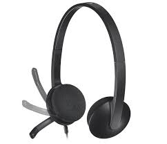 Logitech H340 Over-Ear Stereo USB Headset - Black (981-000475)