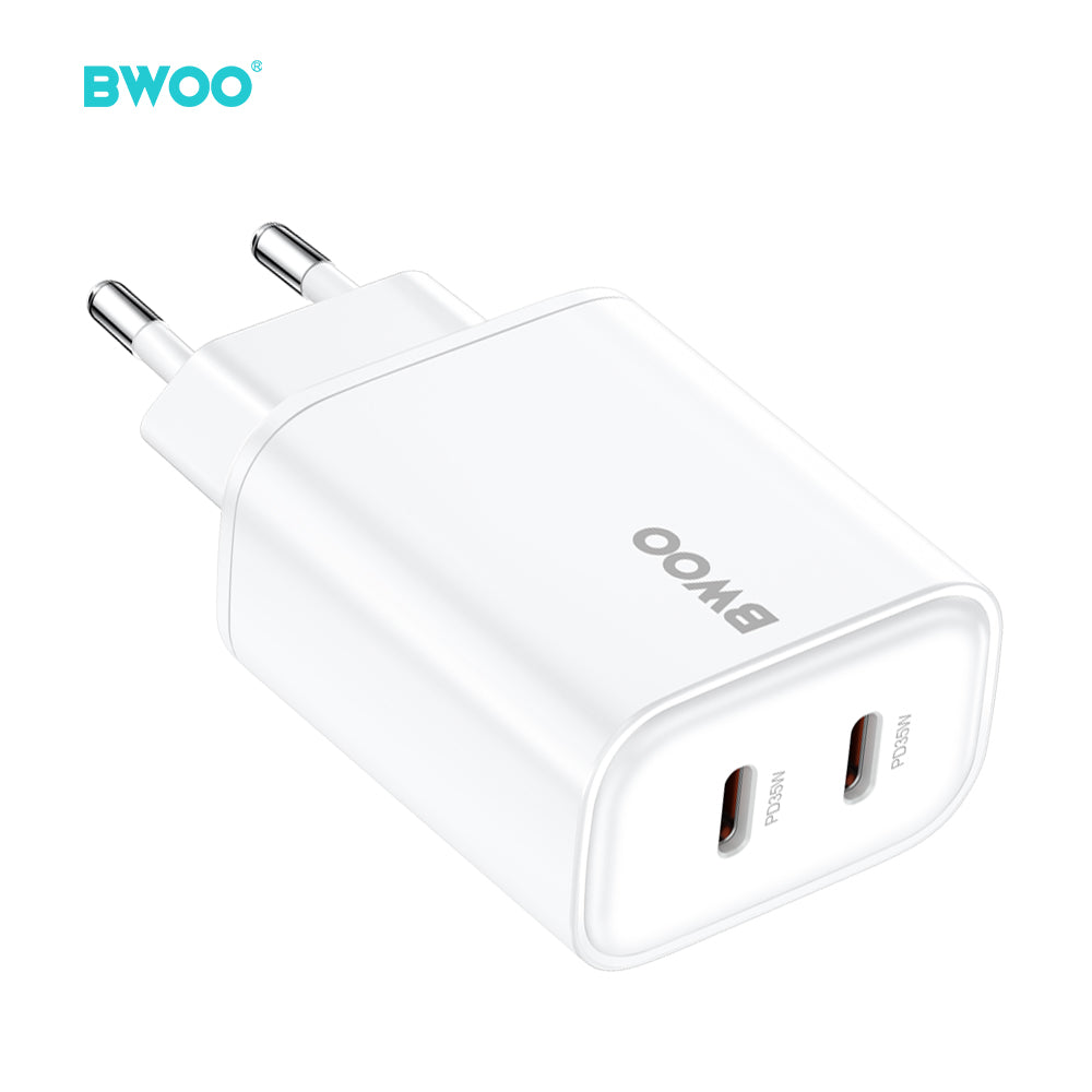 35W USB-C Dual Ports Fast Charger 2 in 1 BO-CDA206