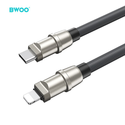 Phone Lanyard Built-in USB-C to Lightning Charging Cable 2 in 1 0.3M BO-X309
