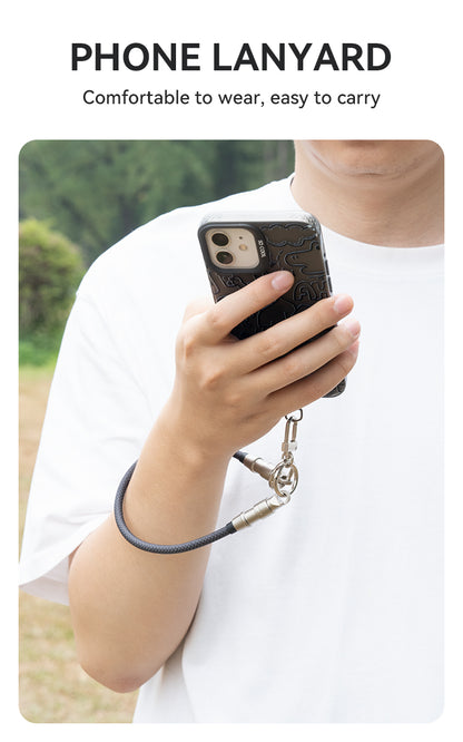 Phone Lanyard Built-in USB-C to Lightning Charging Cable 2 in 1 0.3M BO-X309