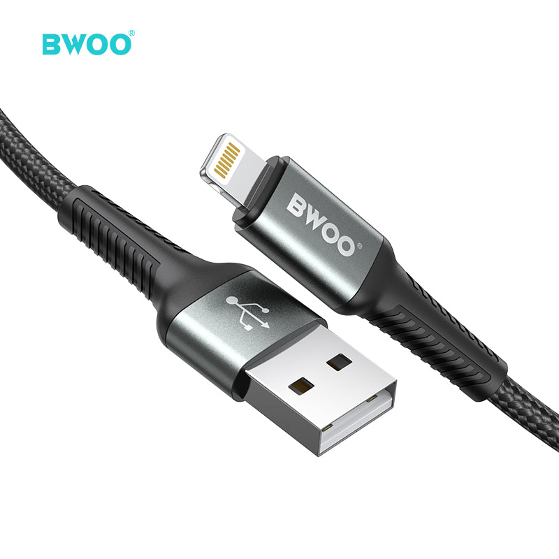 BWOO USB-A to Lightning Charging Data Cable 3A 1MX288L / 2MX288L / 3MX288L