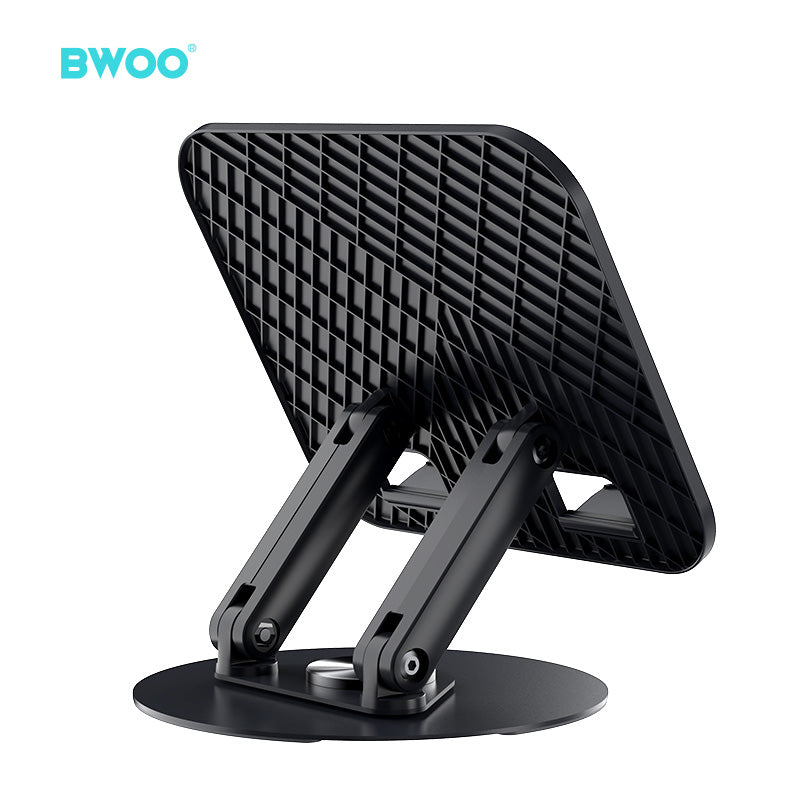BWOO Aluminum Alloy Foldable Desktop Tablet Holder 360° Rotating ZJ131