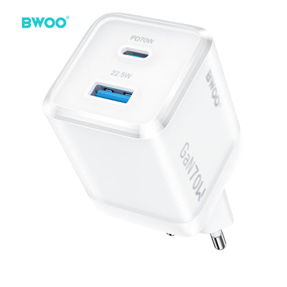70W USB-C Dual ports GaN Charger BO-CDA224