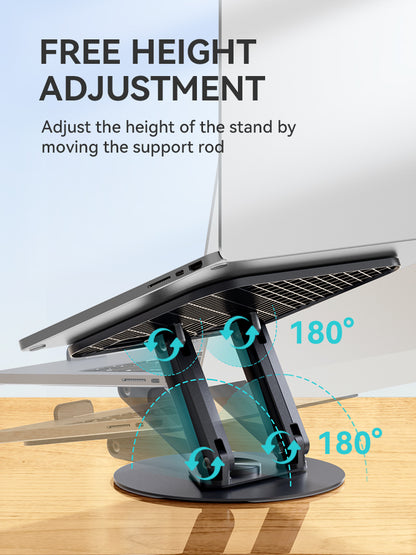 BWOO Aluminum Alloy Foldable Desktop Tablet Holder 360° Rotating ZJ131