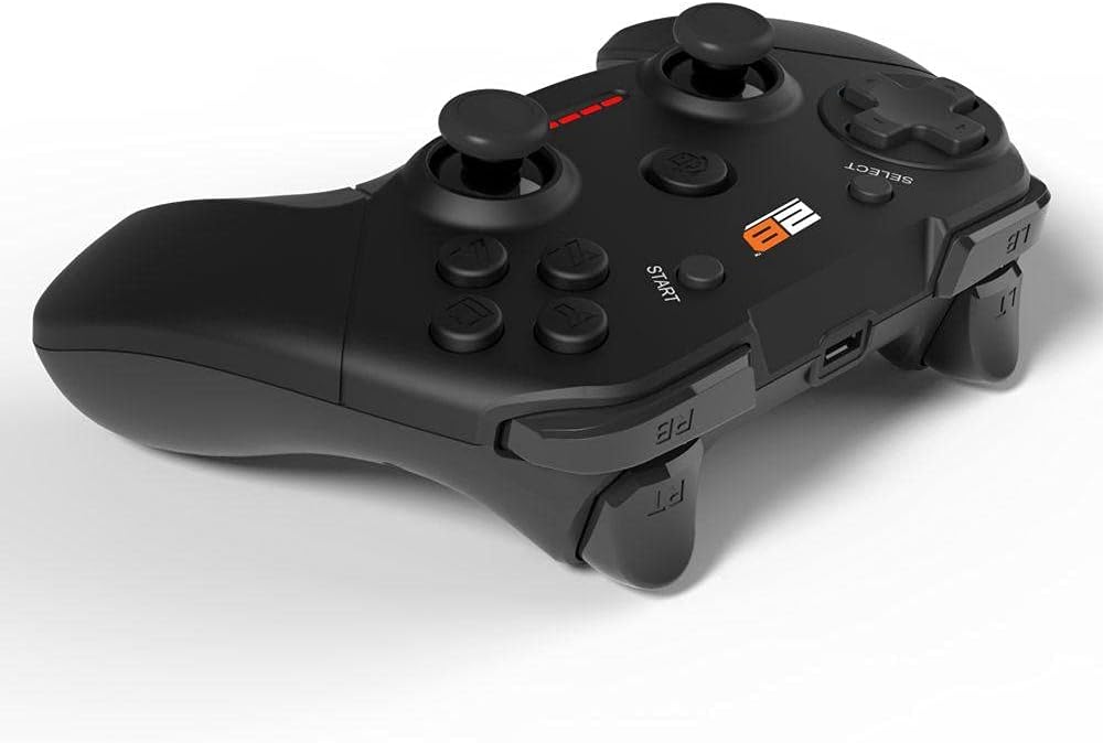 2B (GP076) Wireless Single Gamepad Turbo Dual Vibration 3 in one (PC- PS3 - PS2) - Black Shell