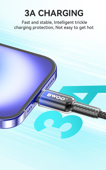 BWOO  USB-A to USB-C Charging Cable 3A 1M  BO-X316C