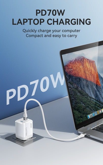 70W USB-C Dual ports GaN Charger BO-CDA224