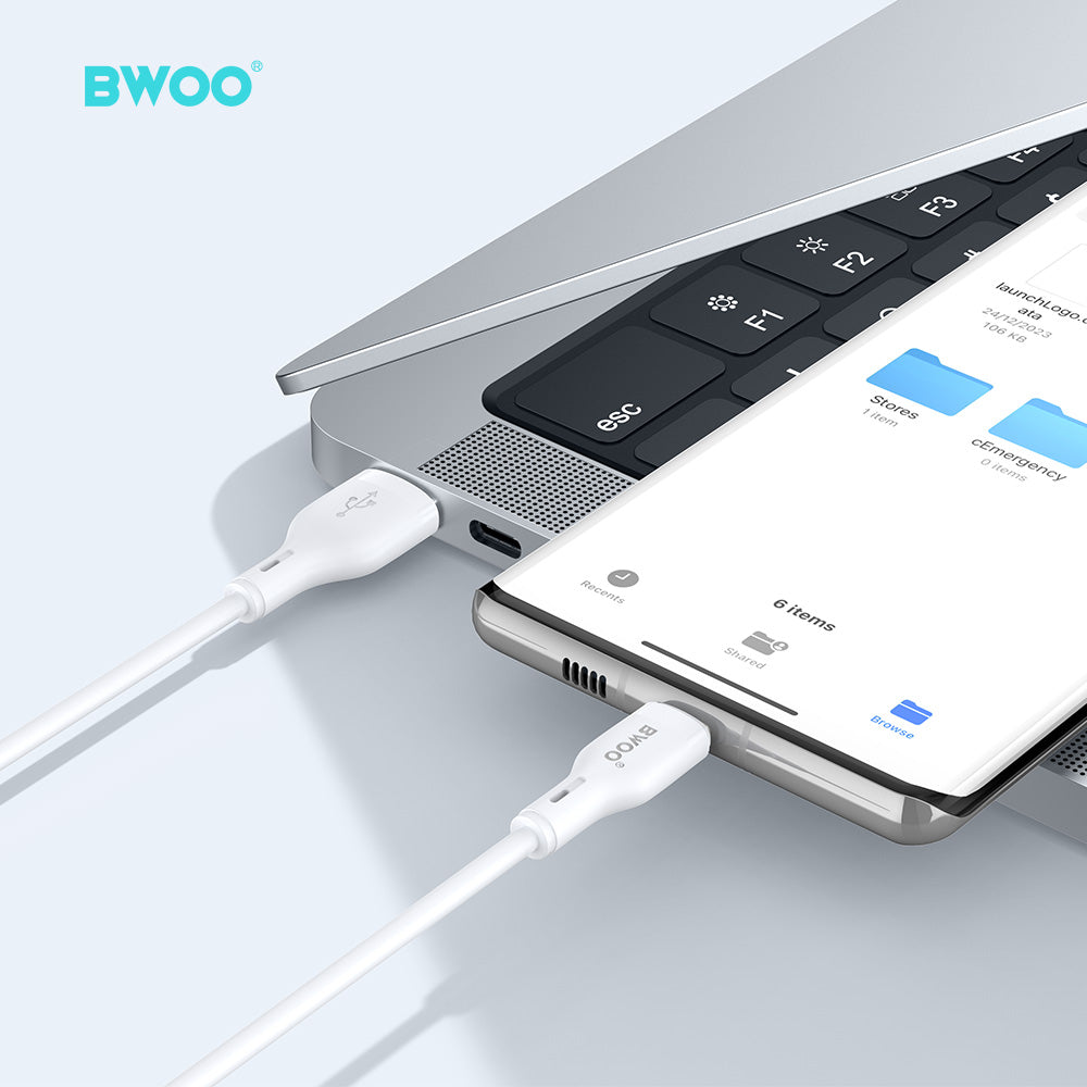 BWOO USB-A to MICRO Charging Data Cable 12W 1MX286V
