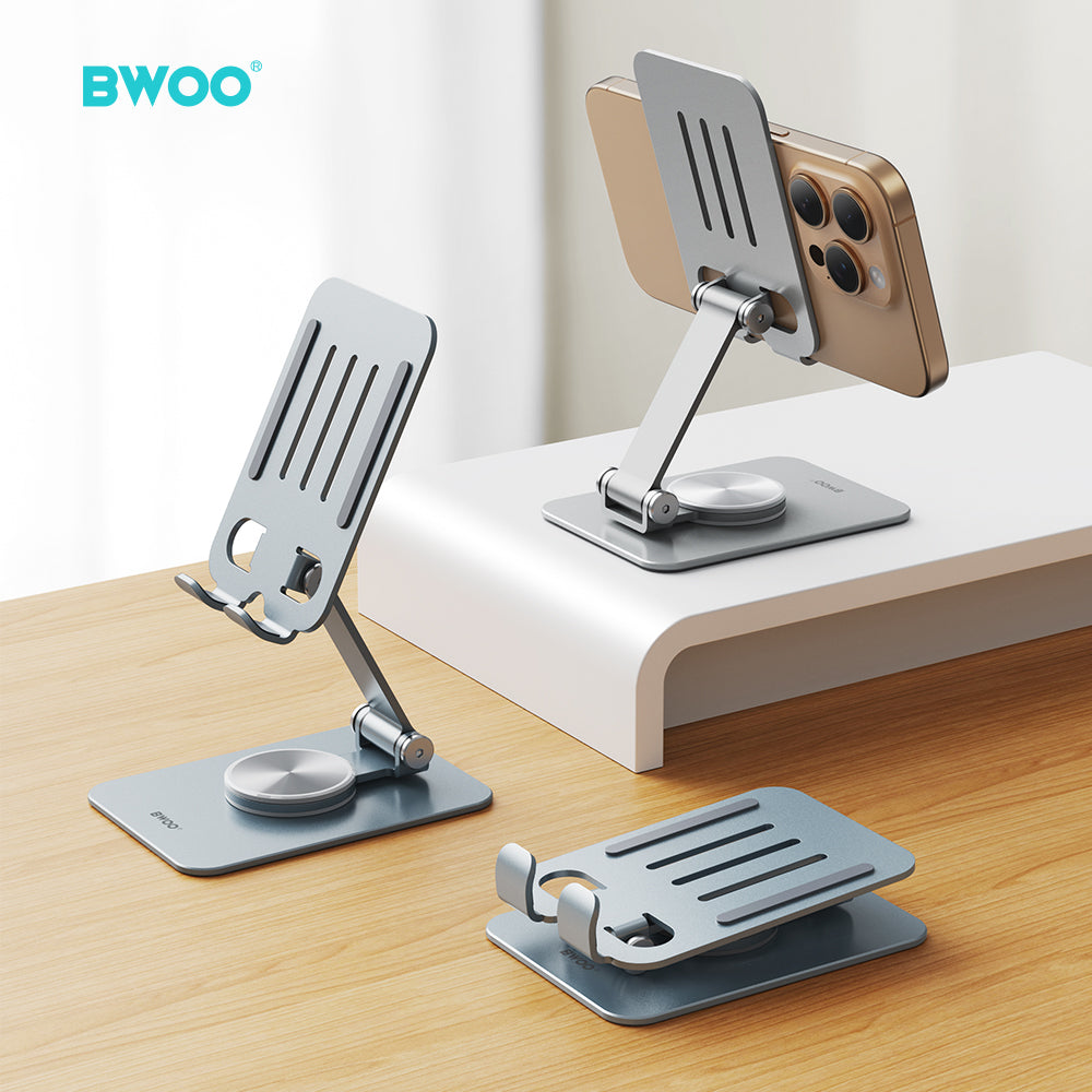 BWOO Adjustable Phone Stand with 360 Rotation Rotation Base  ZJ144