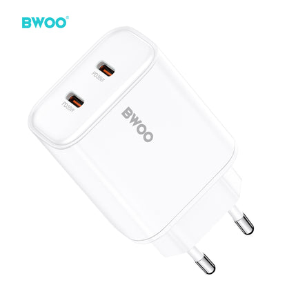 35W USB-C Dual Ports Fast Charger 2 in 1 BO-CDA206