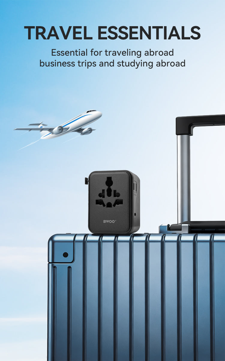 BWOO GaN III Travel Adapter 45W 4 in 1 BO-UC07