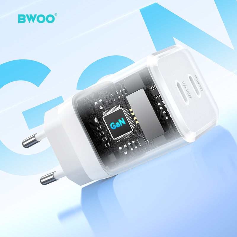 45W USB-C Dual ports GaN Charger BO-CDA223