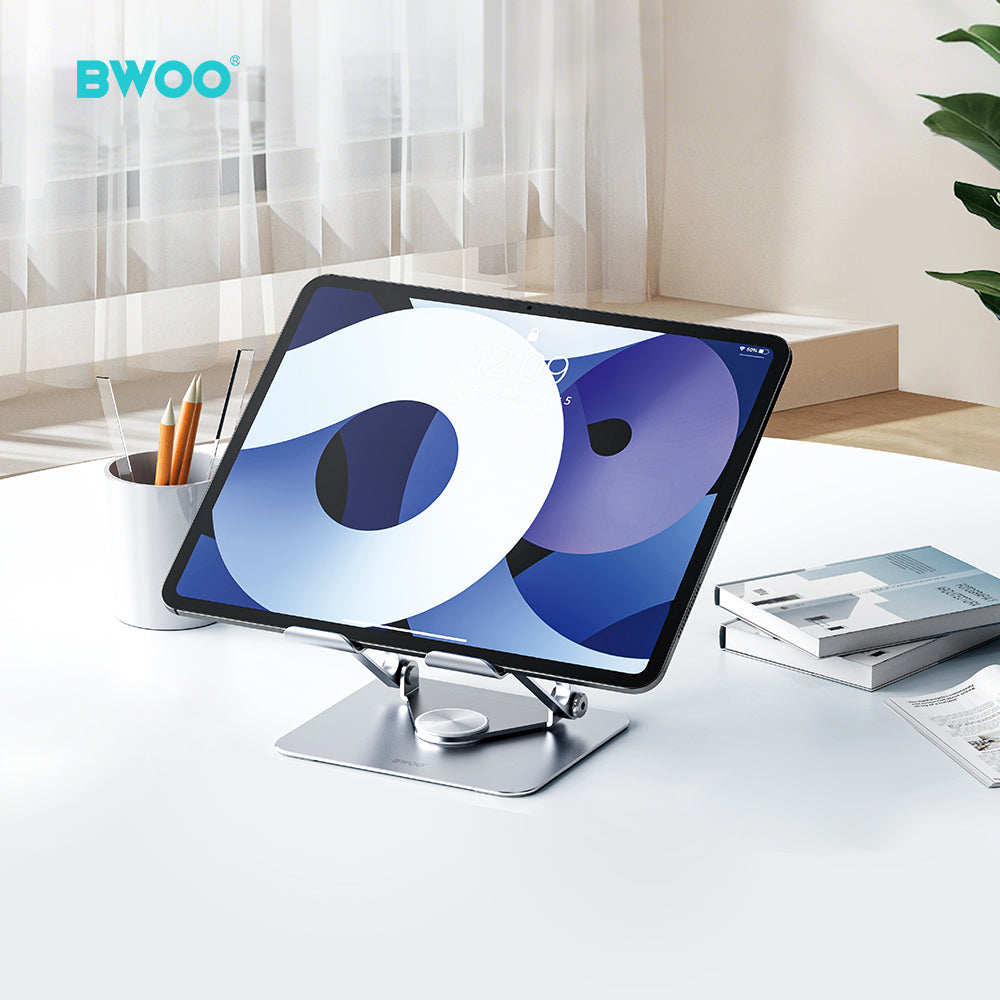 BWOO Adjustable Tablet Stand with 360 Rotation Rotation Base  ZJ143