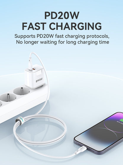 BWOO Kit Charger + Type-C to Type-L 20W EU CDA157C-L	CDA 157CL