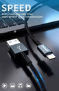 Bwoo X211L iPhone Lightning Cable 1m Iphone Charger Cord  Black