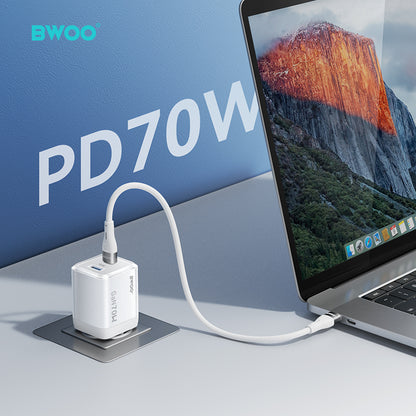 70W USB-C Dual ports GaN Charger BO-CDA224