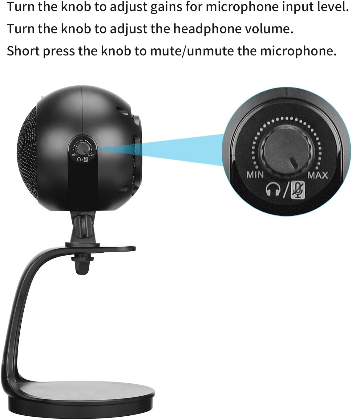 BOYA BY-PM300 USB Condenser Microphone With Monitoring