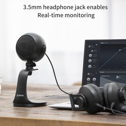 BOYA BY-PM300 USB Condenser Microphone With Monitoring