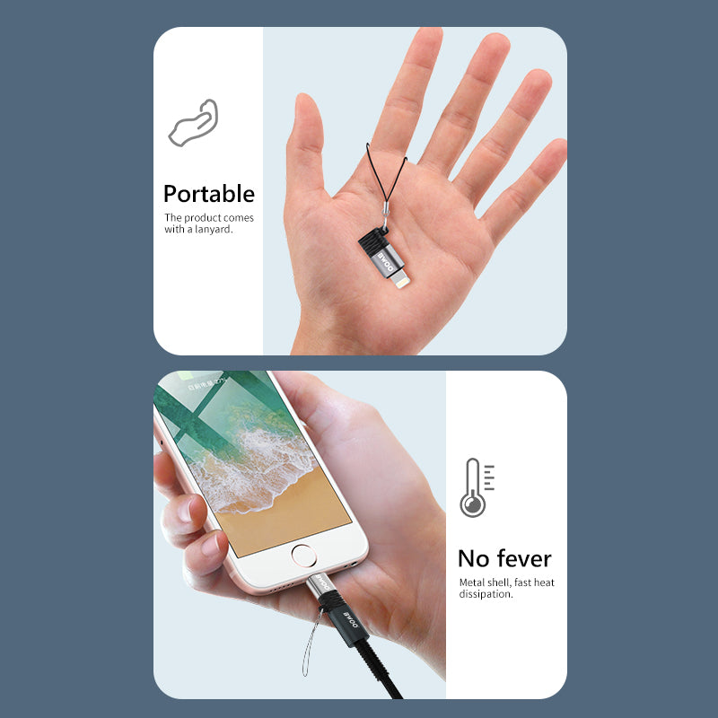 BWOO USB-C to Lightning OTG Adapter BZ-37