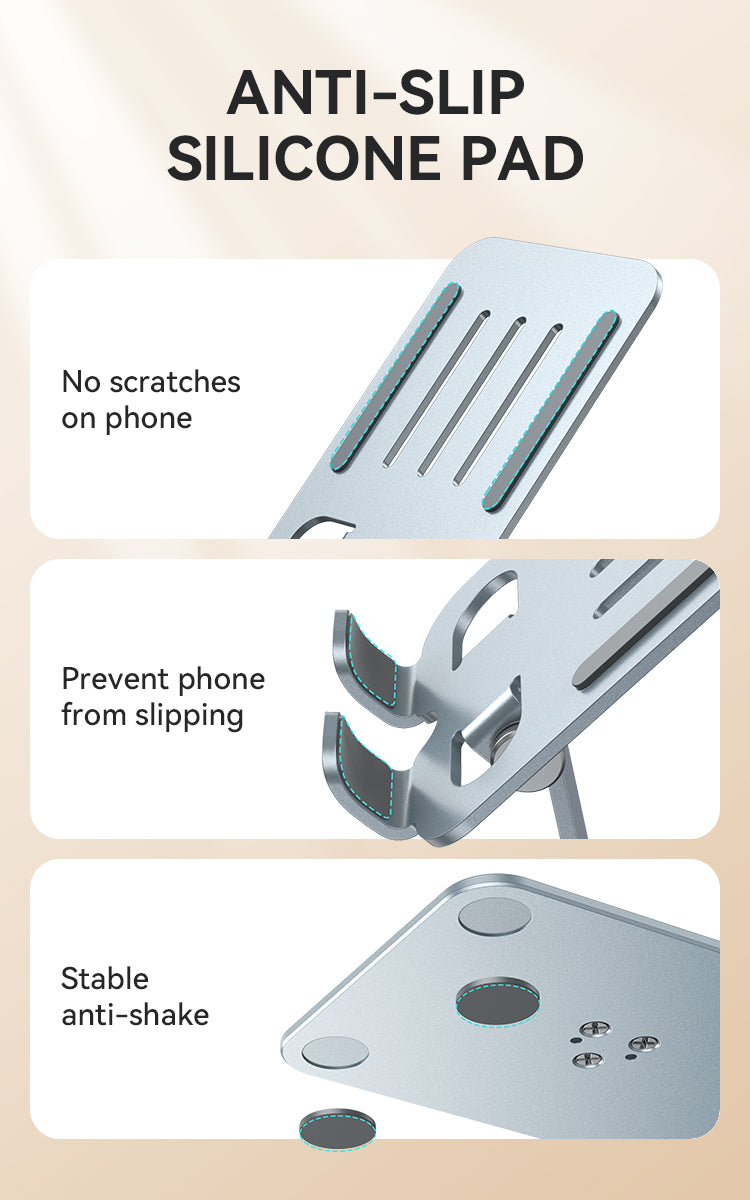 BWOO Adjustable Phone Stand with 360 Rotation Rotation Base  ZJ144