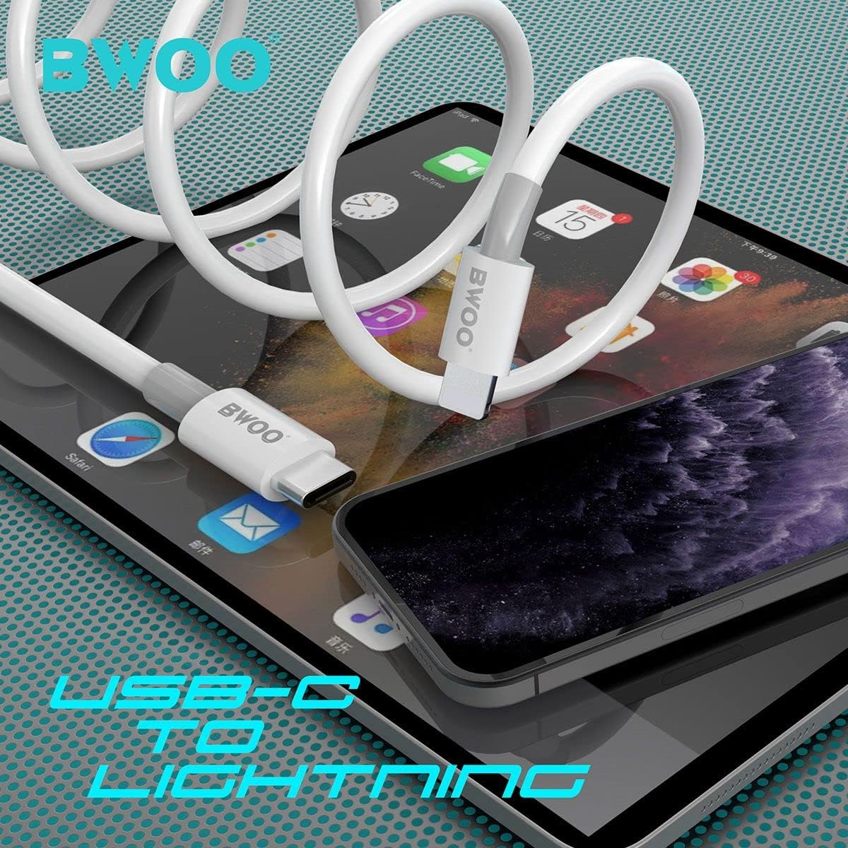 Bwoo X193 20W PD USB-C to Lightning Cable