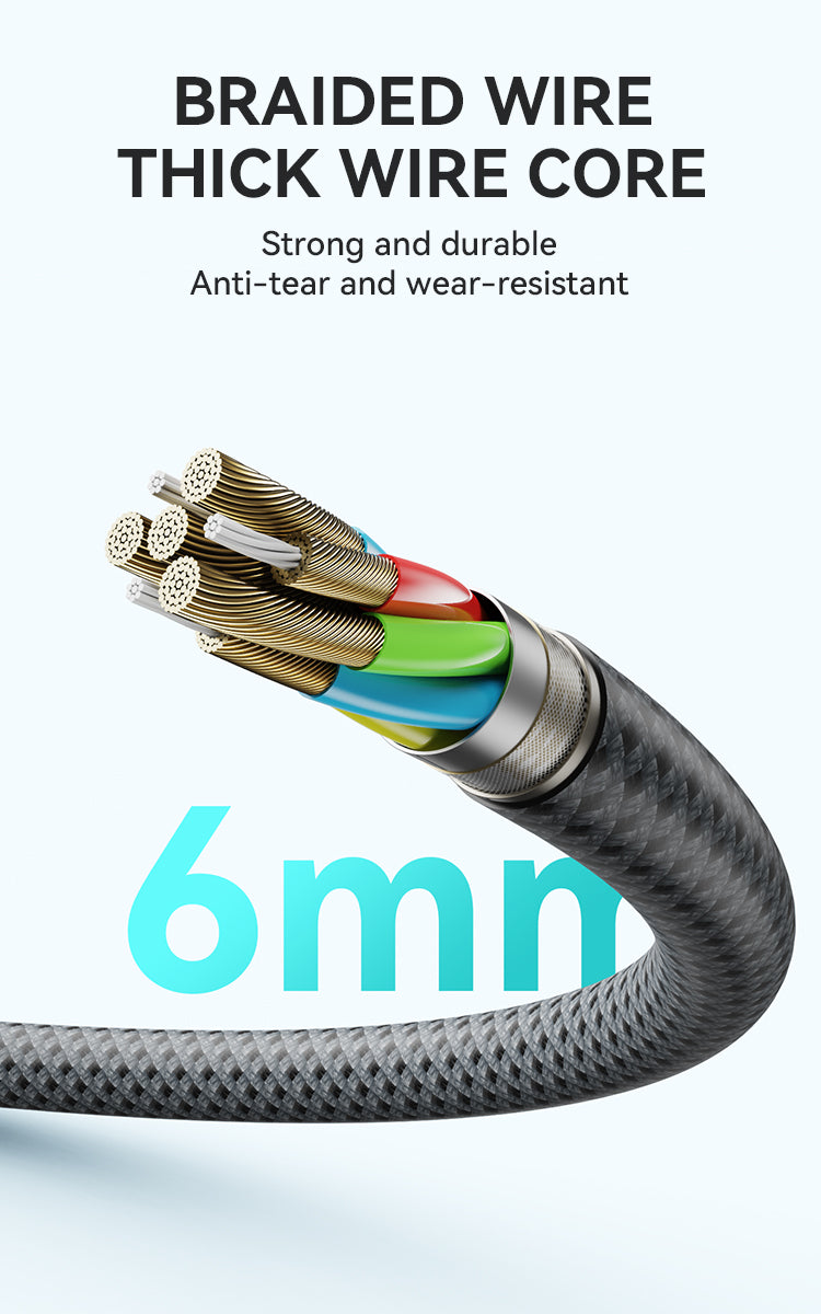 Phone Lanyard Built-in USB-C to Lightning Charging Cable 2 in 1 0.3M BO-X309