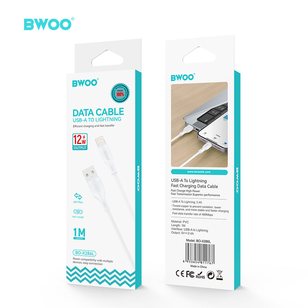 BWOO 2W 1M USB A To Micro USB Cable BO-X286L1