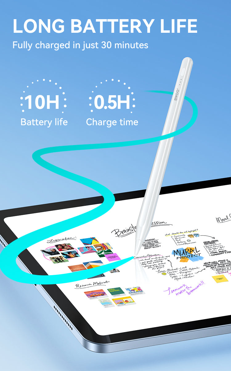BWOO Stylus Pen for Touchscreen Compatible with iPad(after 2018) CK01