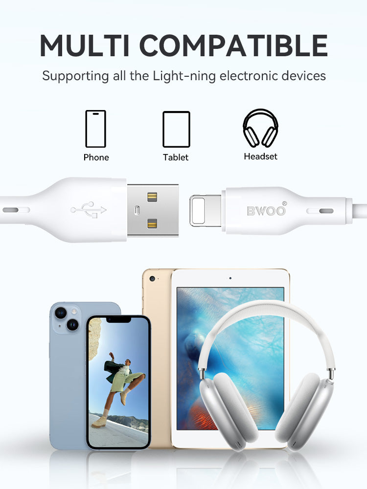 BWOO 2W 1M USB A To Micro USB Cable BO-X286L1