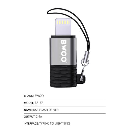 BWOO USB-C to Lightning OTG Adapter BZ-37