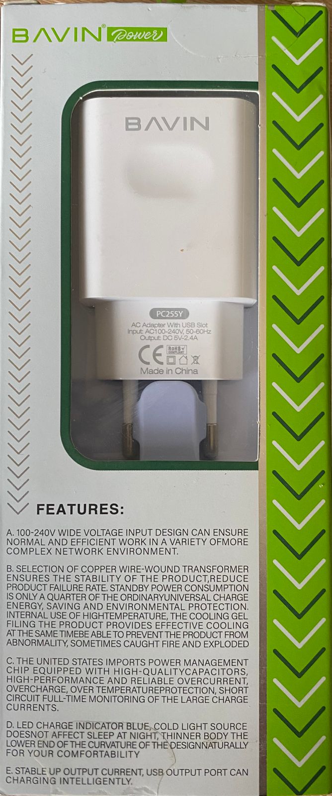 BNVIN PC255Y USB for iPhone
