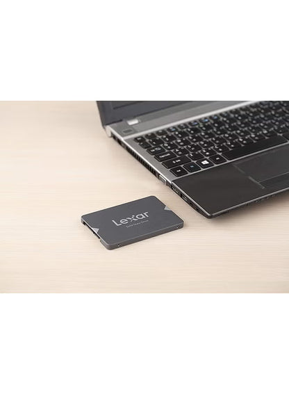 Lexar 128GB NS100 SSD 2.5” SATA III Internal Solid State Drive, Up To 520MB s Read, Gray (LNS100-128RBNA)