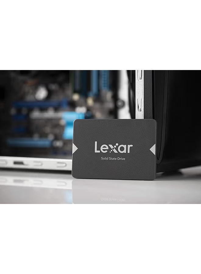 Lexar 128GB NS100 SSD 2.5” SATA III Internal Solid State Drive, Up To 520MB s Read, Gray (LNS100-128RBNA)